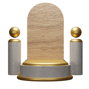 3d Illustration Object podium Can be used for web, app, info graphic, etc png