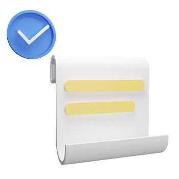 3d Illustration Object icon receipt Can be used for web, app, info graphic, etc png