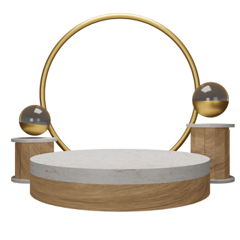 3d Illustration Object podium Can be used for web, app, info graphic, etc png