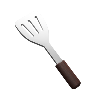 3d Illustration Object icon spatula Can be used for web, app, info graphic, etc png
