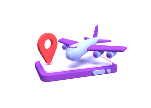 airplane with laptop tourism concept illustration for business idea concept background png