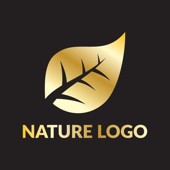 leaf logo vector