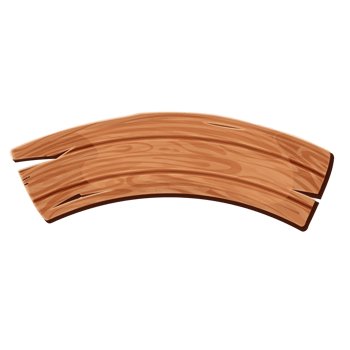 Wooden sign boards, wooden blank ribbons design png
