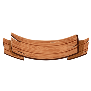 Wooden sign boards, wooden blank ribbons design png