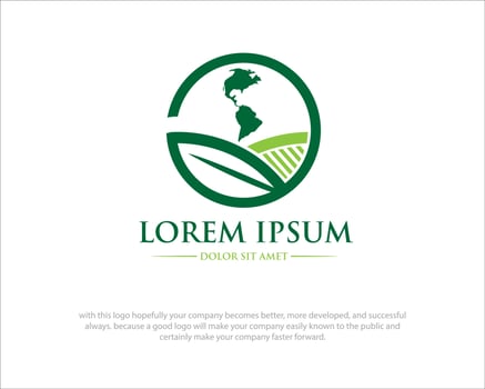 AMERICA AGRICULTURAL LOGO DESIGNS vector
