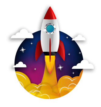 Space rocket launch png
