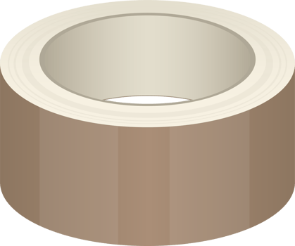 Duct tape roll png design illustration