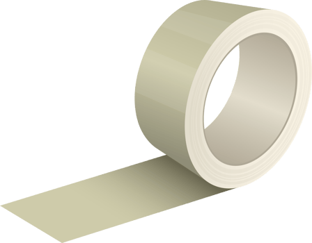 Duct tape roll png design illustration