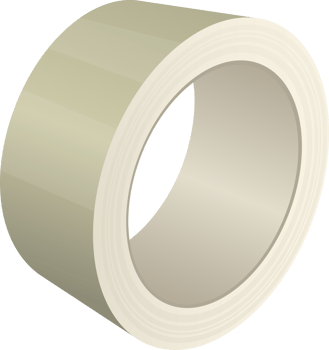 Duct tape roll png design illustration
