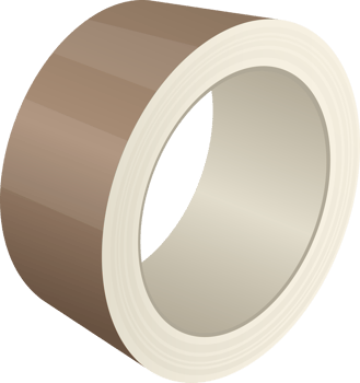 Duct tape roll png design illustration
