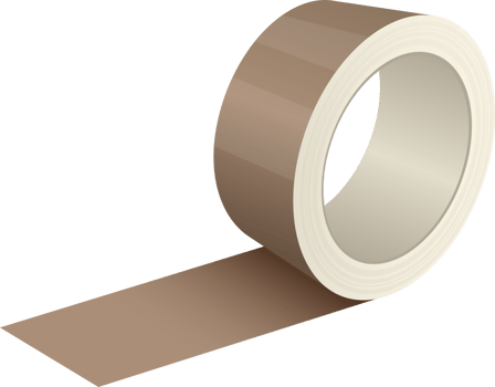 Duct tape roll png design illustration
