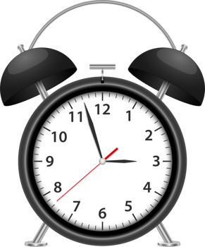 Alarm clock png design illustration