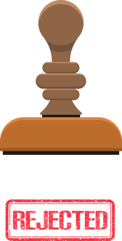 Rejected stamp mark clipart png
