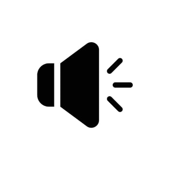 speaker icon design template vector