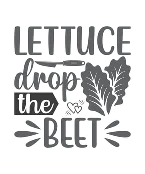 Kitchen t-shirt design. vector