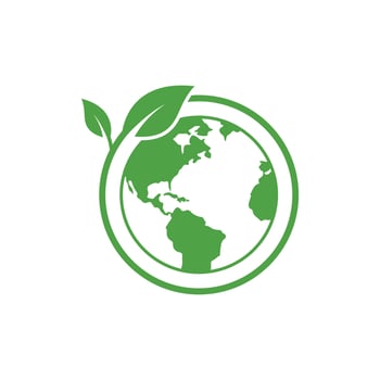 environment logo icon design template vector