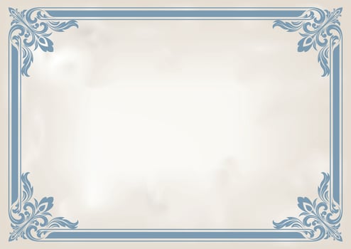 decorative frame in vintage style vector