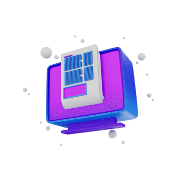 3d render icon Online Article png