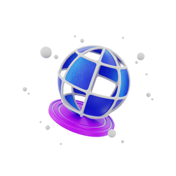 3d render icon Global png
