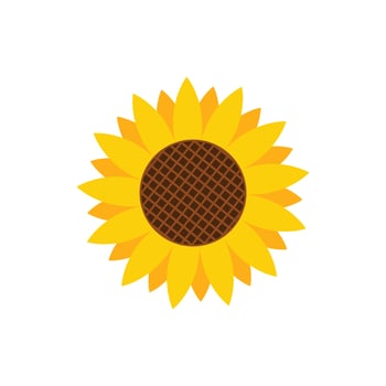 sunflower logo icon design template vector