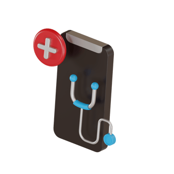 3D illustration object icon information health png