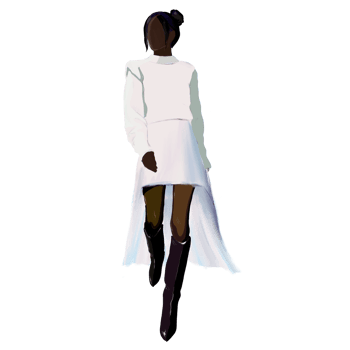 girl in white dress png