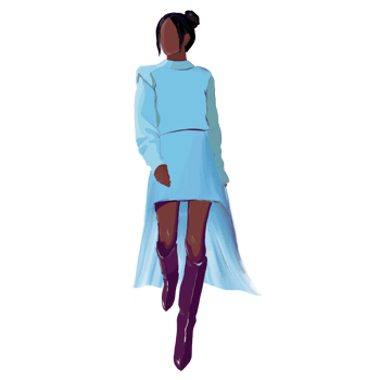 black girl in mini dress png