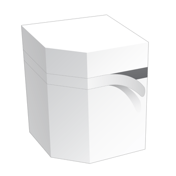 3D packaging box mockup png