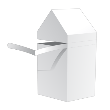 3D packaging box mockup png