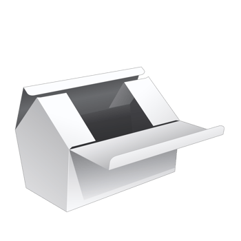 3D packaging box mockup png