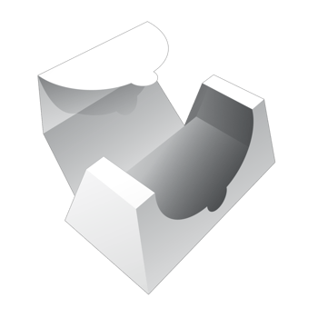 3D packaging box mockup png