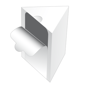 3D packaging box mockup png