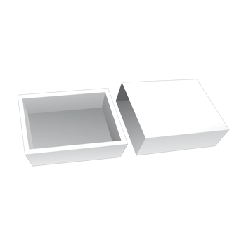 3D packaging box mockup png
