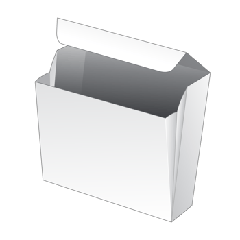 3D packaging box mockup png