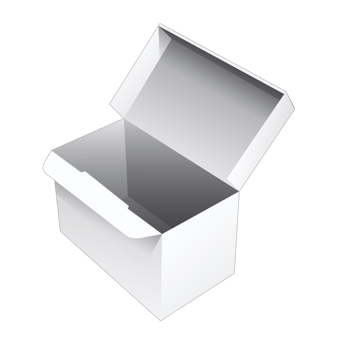 3D packaging box mockup png