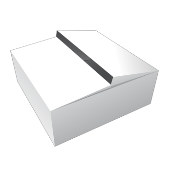 3D packaging box mockup png