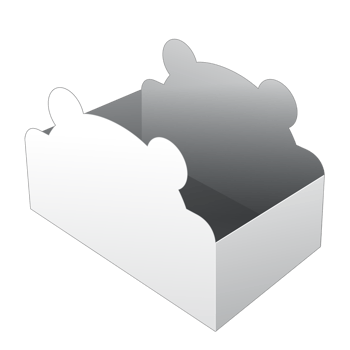 3D packaging box mockup png