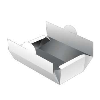 3D packaging box mockup png