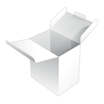 3D packaging box mockup png