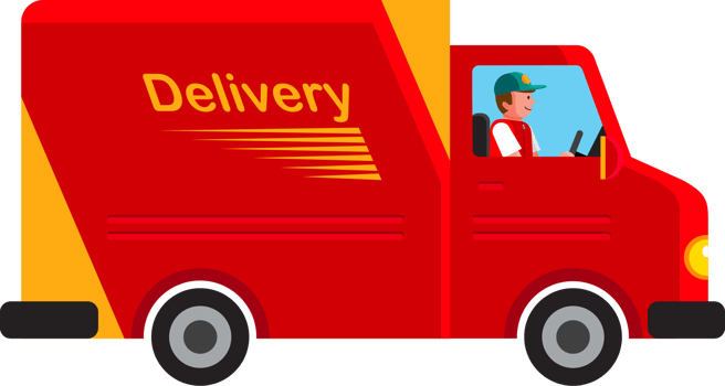 Delivery cartoon illustration png