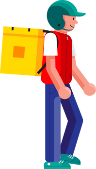 Delivery cartoon illustration png