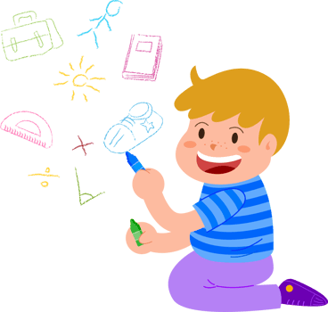 back to school illustration, cartoon character, children, kid png