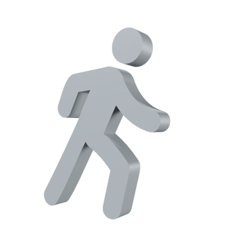 3D Icon Running man PNG Transparent.