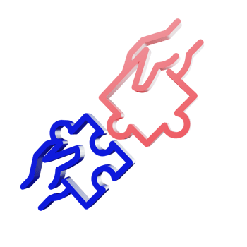 3D Icon Jigsaw PNG Transparent.