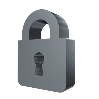 3D Icon Lock PNG Transparent.
