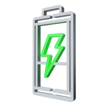 3D Icon Green Ecology PNG Transparent.