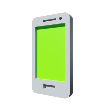 3D Icon Phone PNG Transparent.
