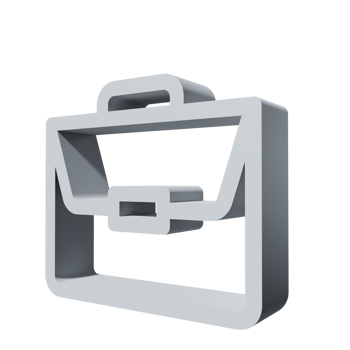 3D Icon School bag PNG Transparent.