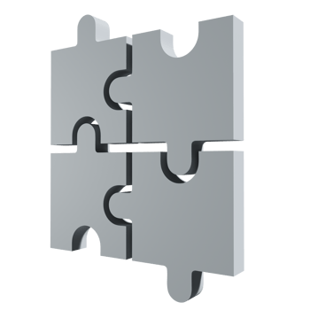 3D Icon Jigsaw PNG Transparent.