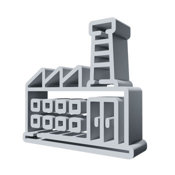 3D Icon Factory PNG Transparent.